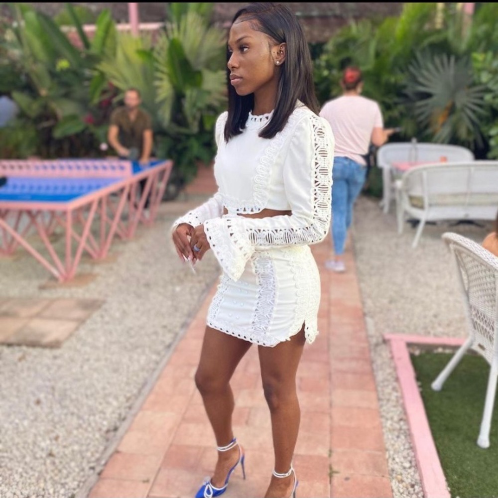 White Dress with details